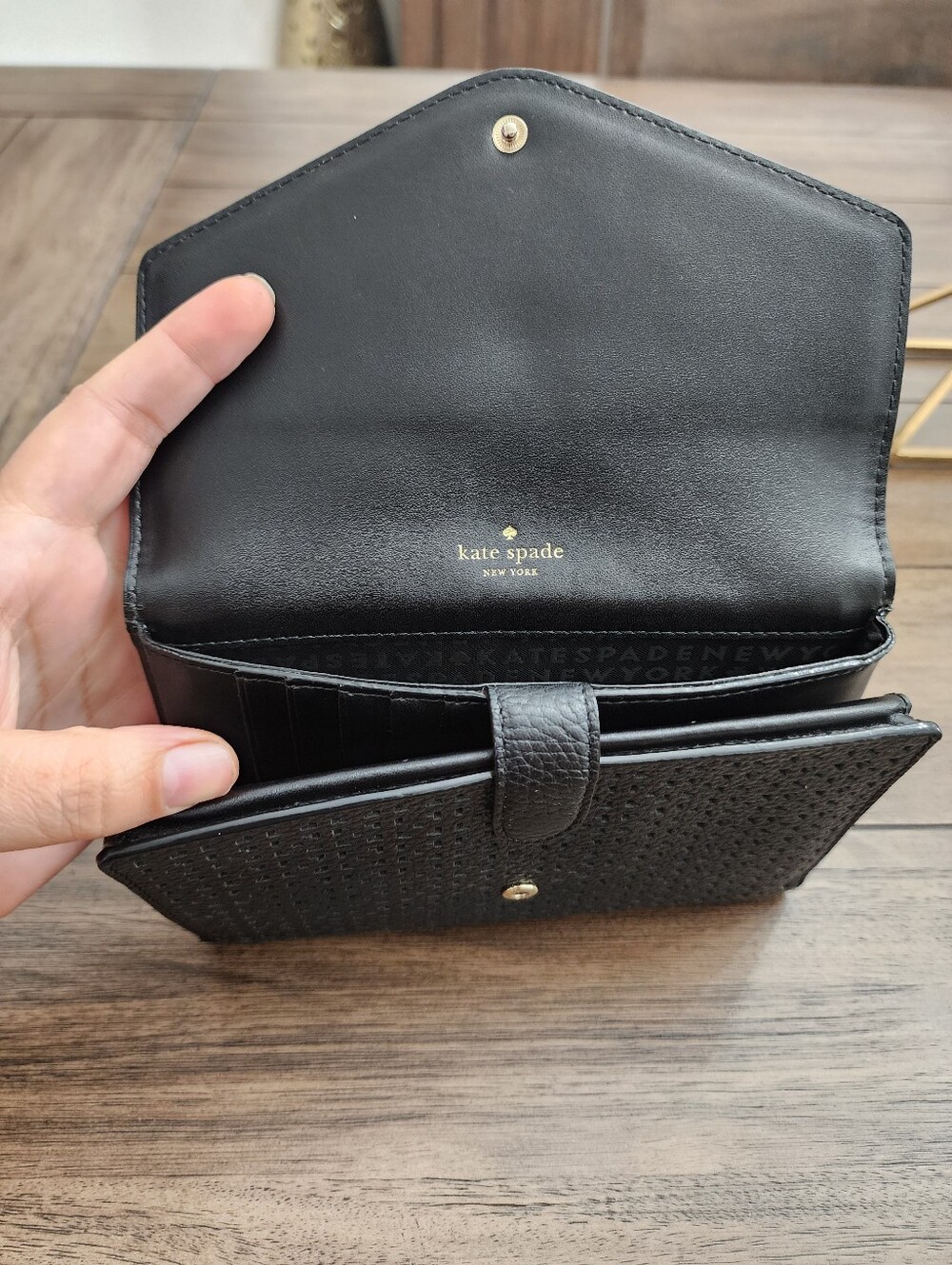 kate spade New York Black Leather Crossbody Bag - Picture 9 of 16